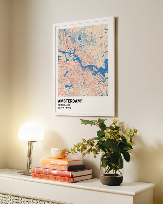 Amsterdam City Map Poster