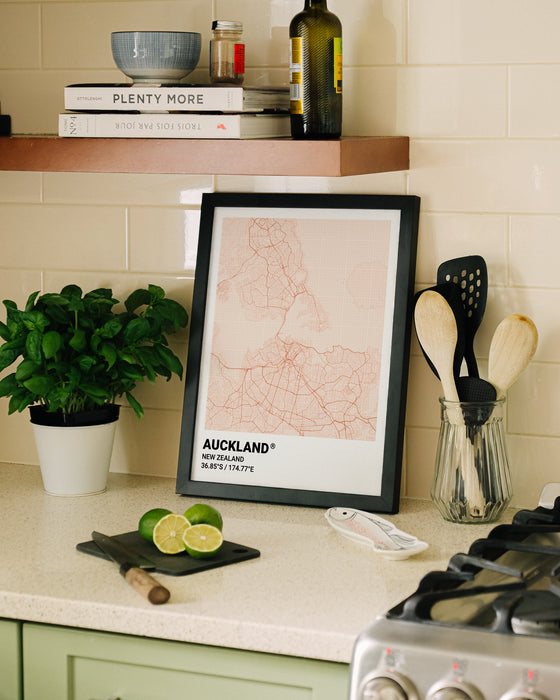 Auckland City Map Poster