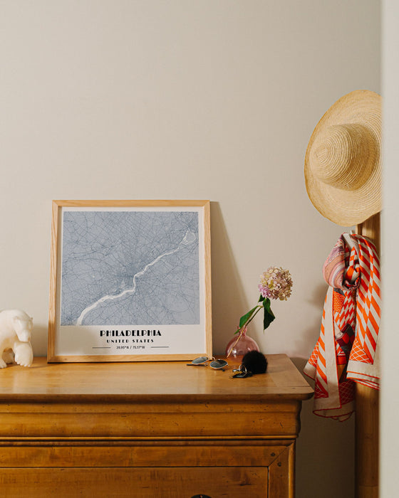Philadelphia City Map Poster
