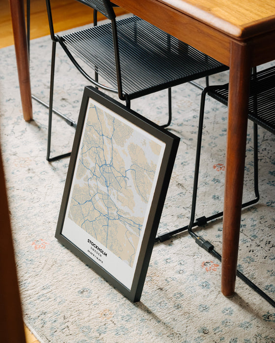 Stockholm City Map Poster