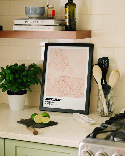Auckland City Map Poster