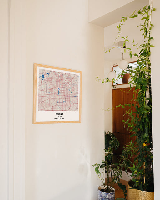 Bejing City Map Poster