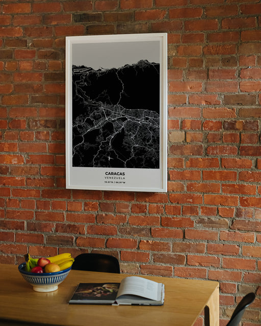 Caracas City Map Poster