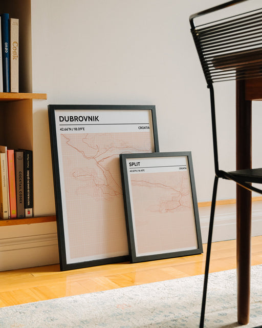 Dubrovnik City Map Poster