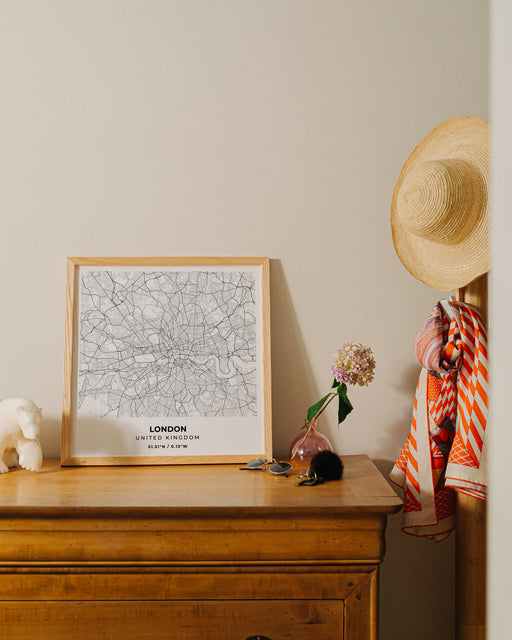 London UK Map Poster