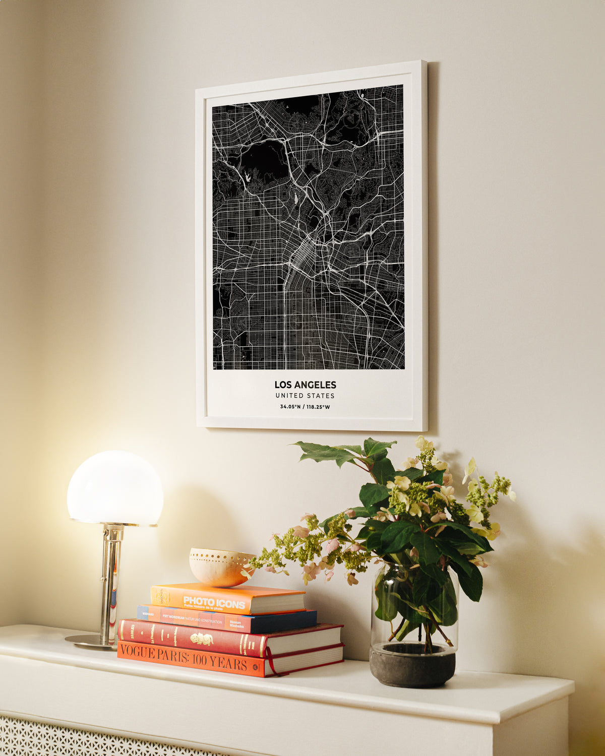 Los Angeles City Map Poster | Minimalist California Wall Art by Piximap