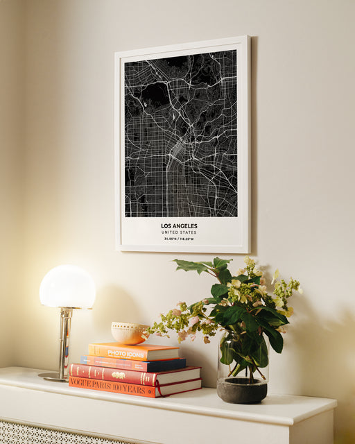 Los Angeles City Map Poster
