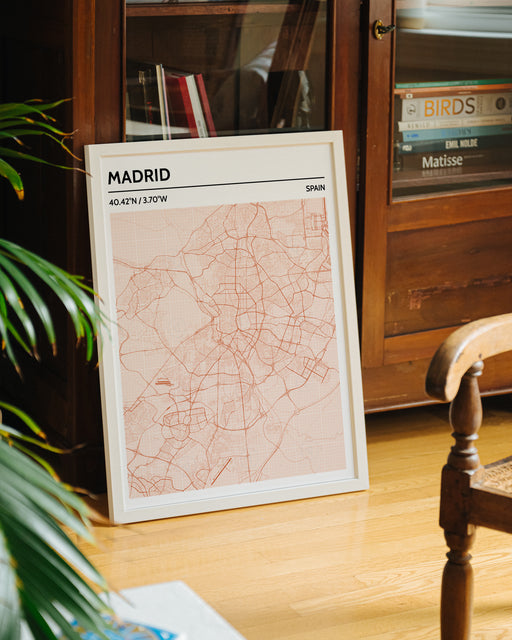 Madrid City Poster