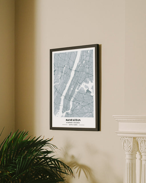 Manhattan City Map Poster