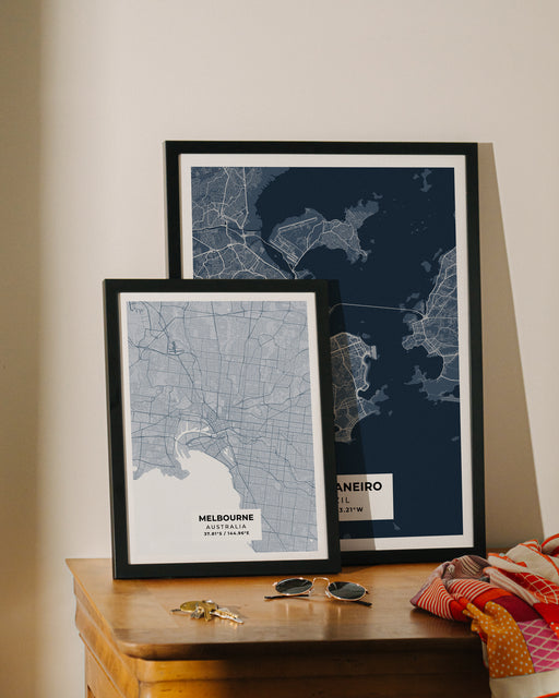 Melbourne City Map Poster