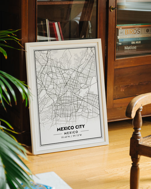 Mexico City Map Poster