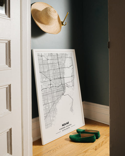 Miami City Map Poster