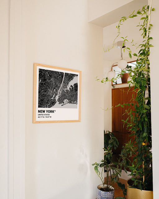 New York City Map Poster