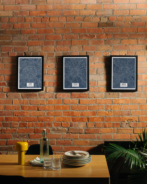 Paris City Map Poster