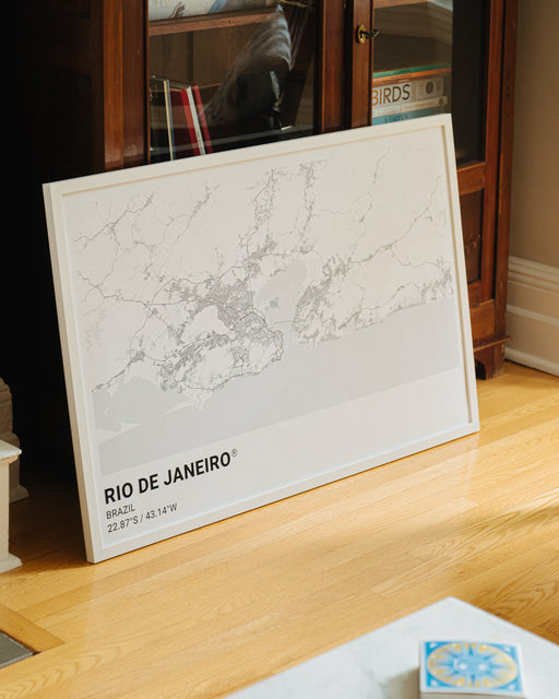 Rio de Janeiro City Map Poster