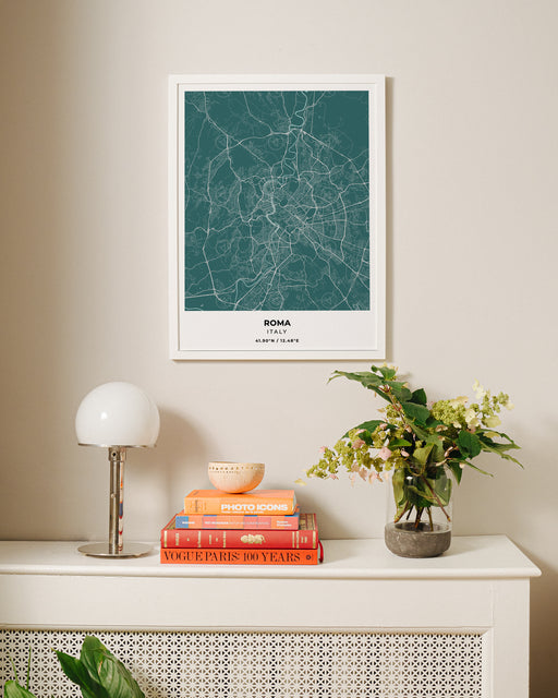 Rome City Map Poster