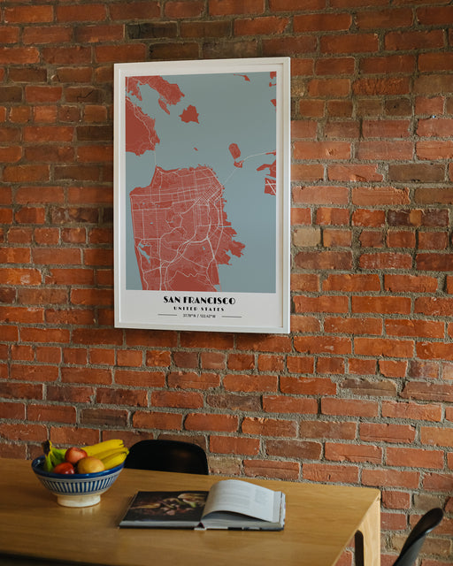 San Francisco City Map Poster