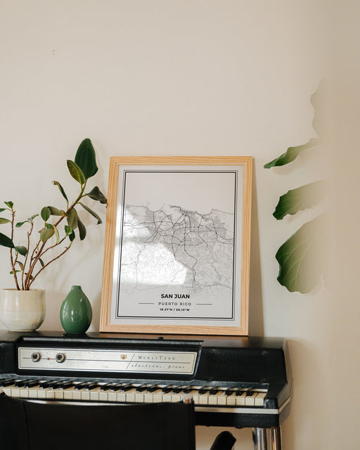 San Juan City Map Poster