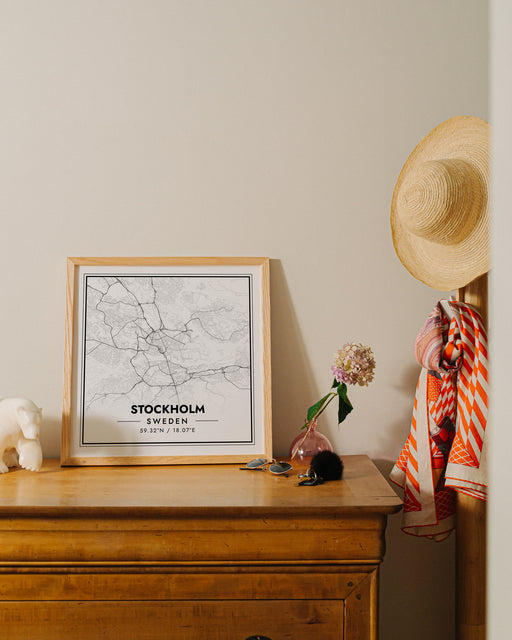 Stockholm Map Poster