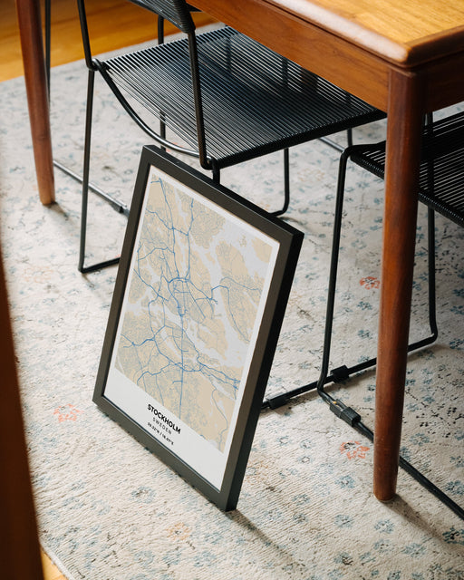 Stockholm City Map Poster