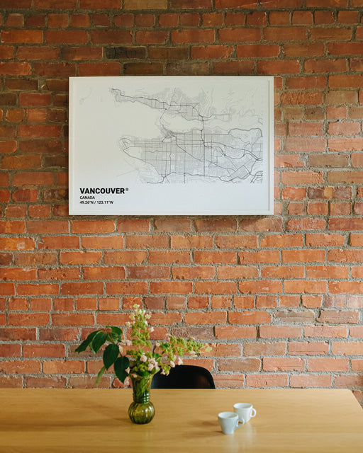 Vancouver City Map Poster
