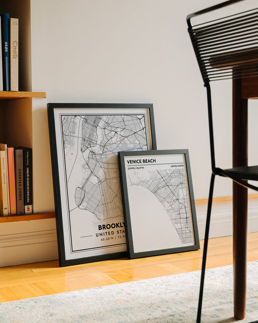 Venice Beach City Map Poster